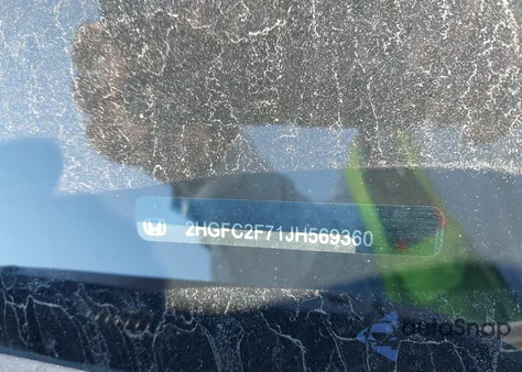 2018 Honda Civic Ex from USA, damaged, VIN 2HGFC2F71JH569360